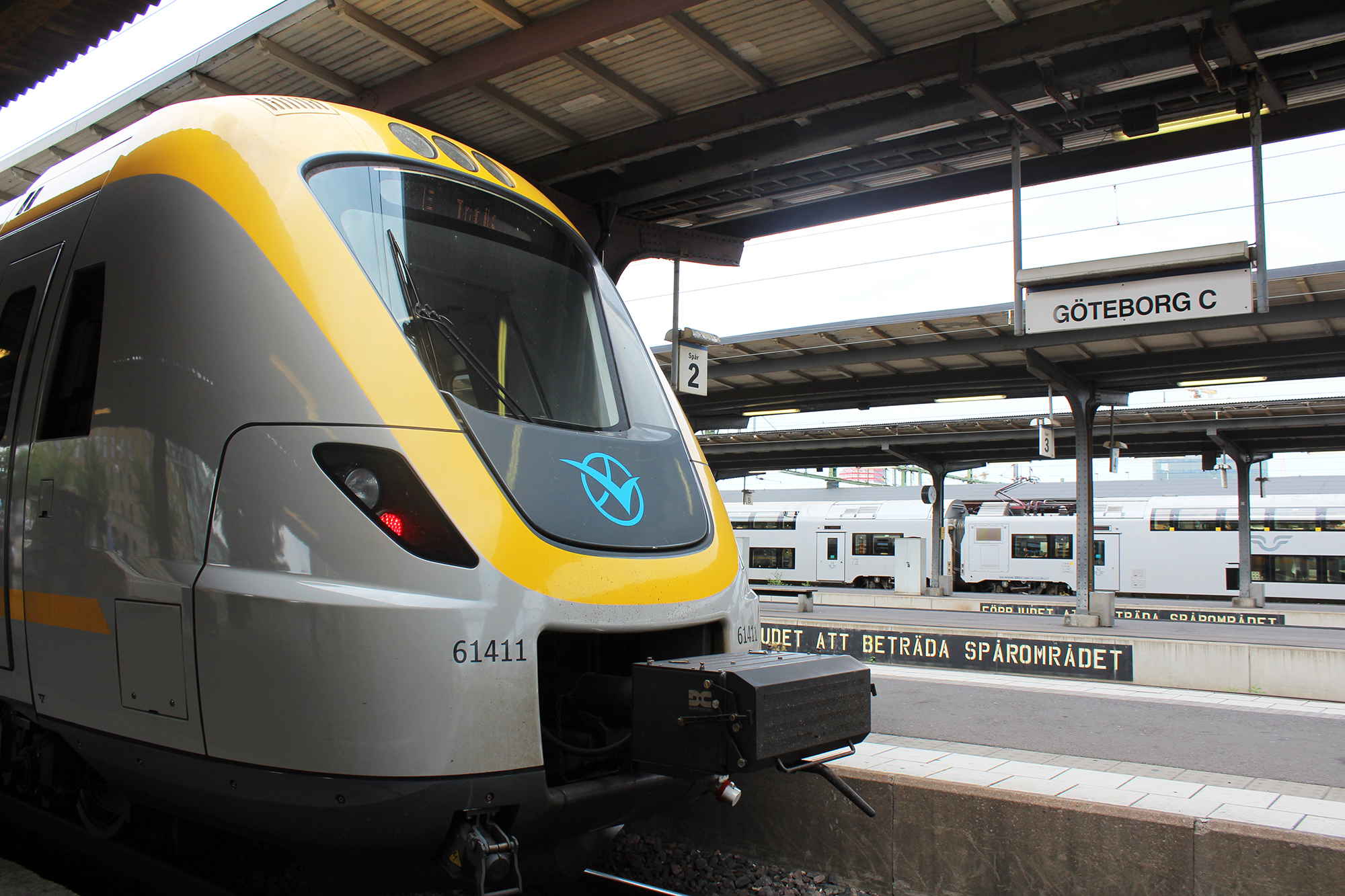 Inställd tågtrafik Göteborg-Uddevalla