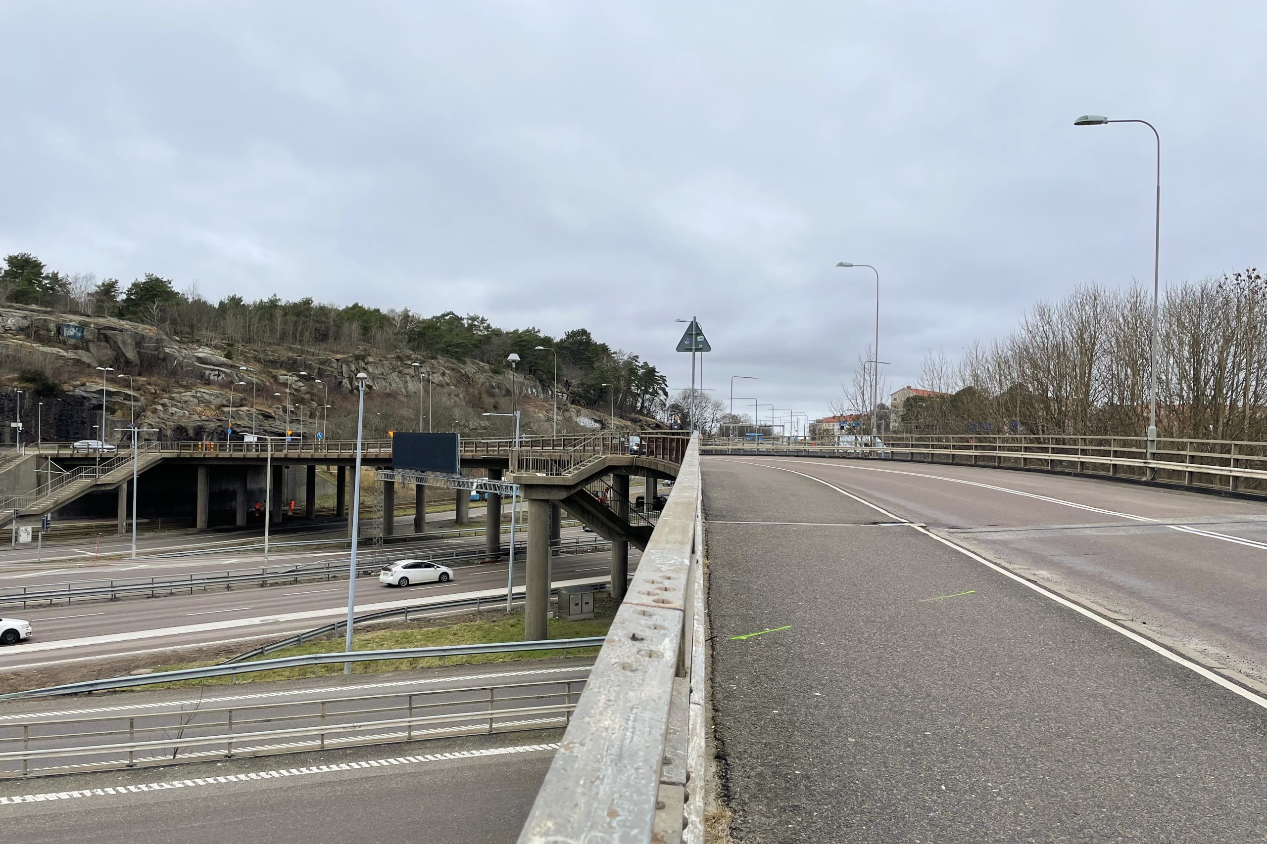 Bron i Kungsstensmotet öppnar för trafik