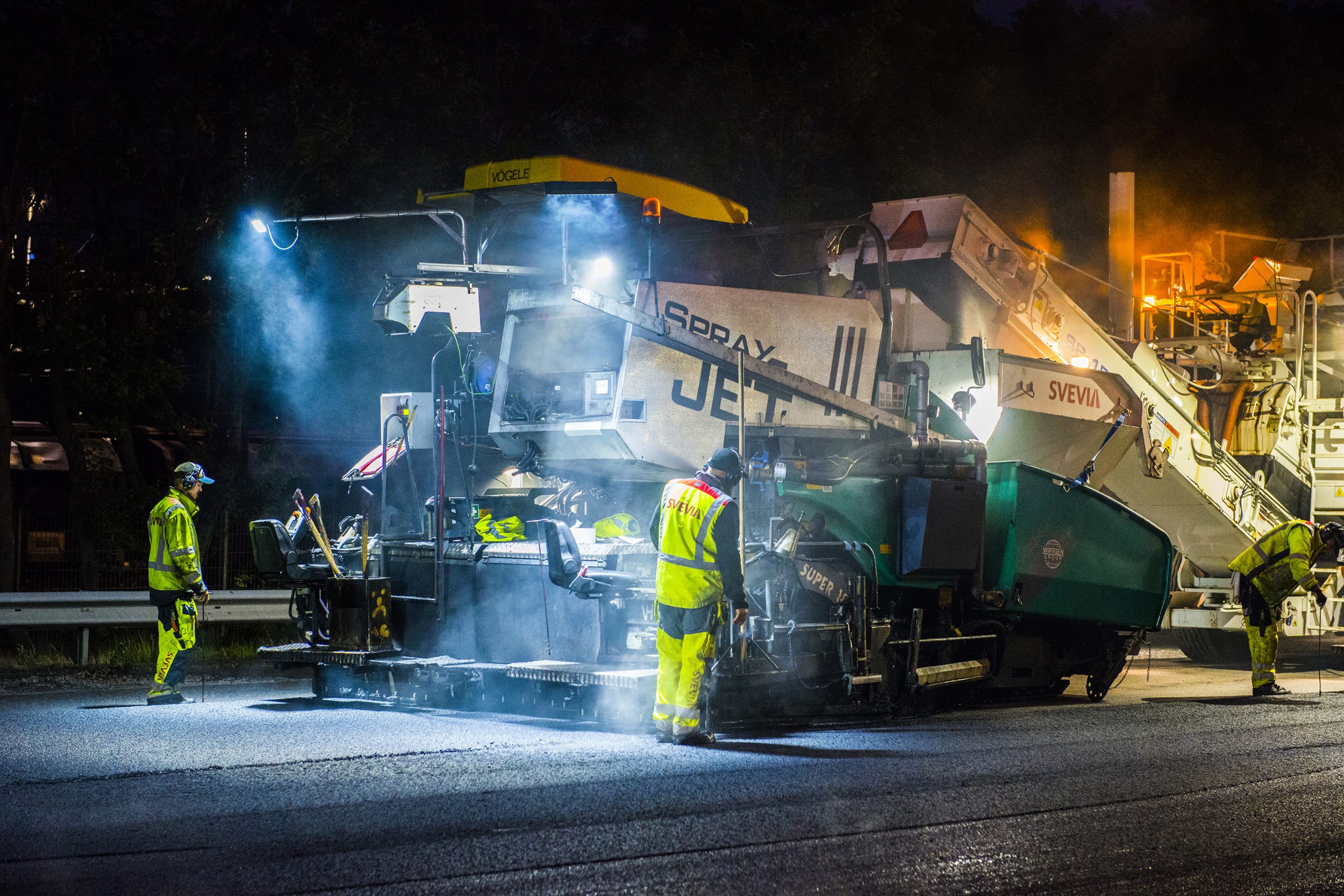 Trafiken påverkas på väg 40 förbi Borås