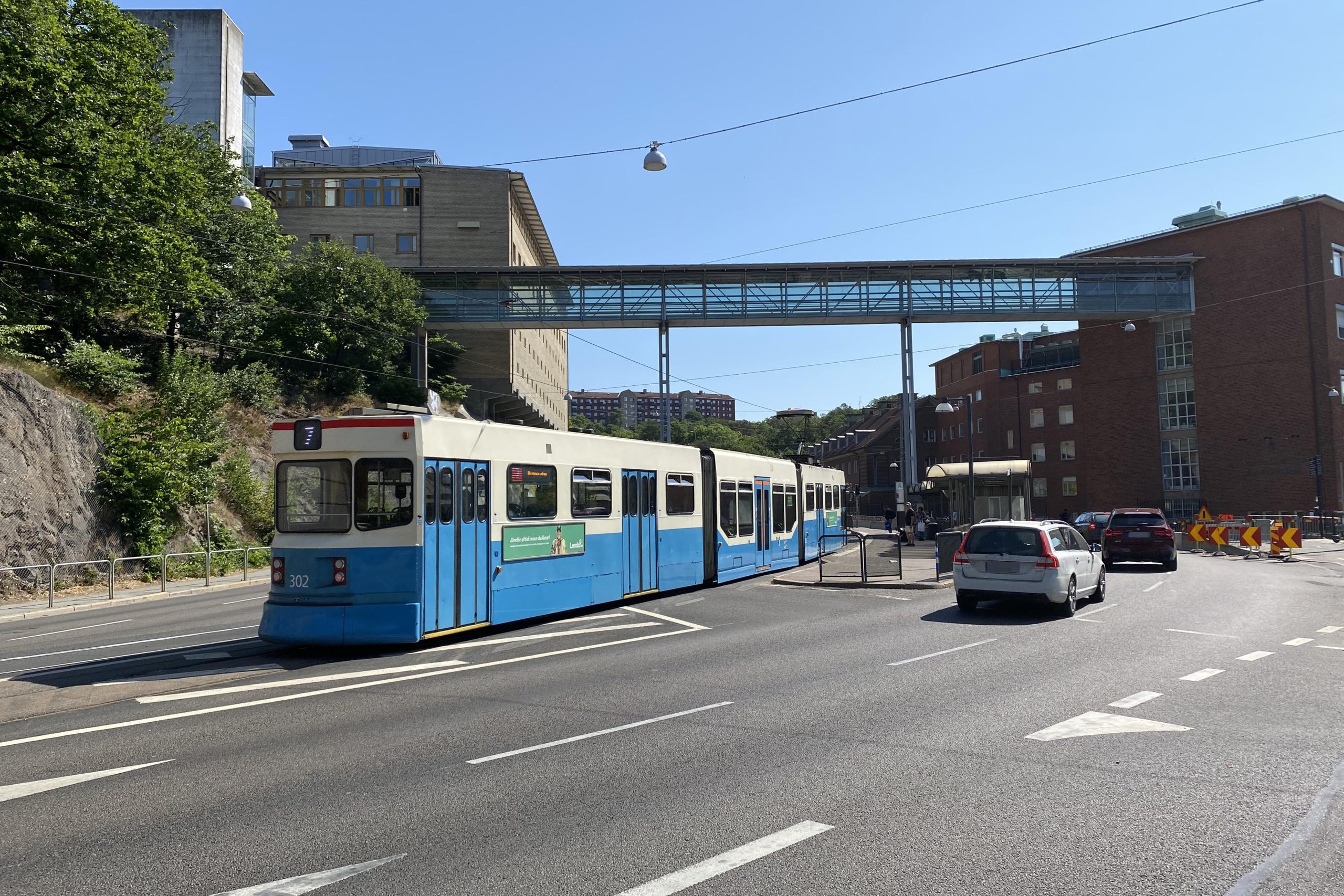 Spårarbete vid Sahlgrenska påverkar trafiken