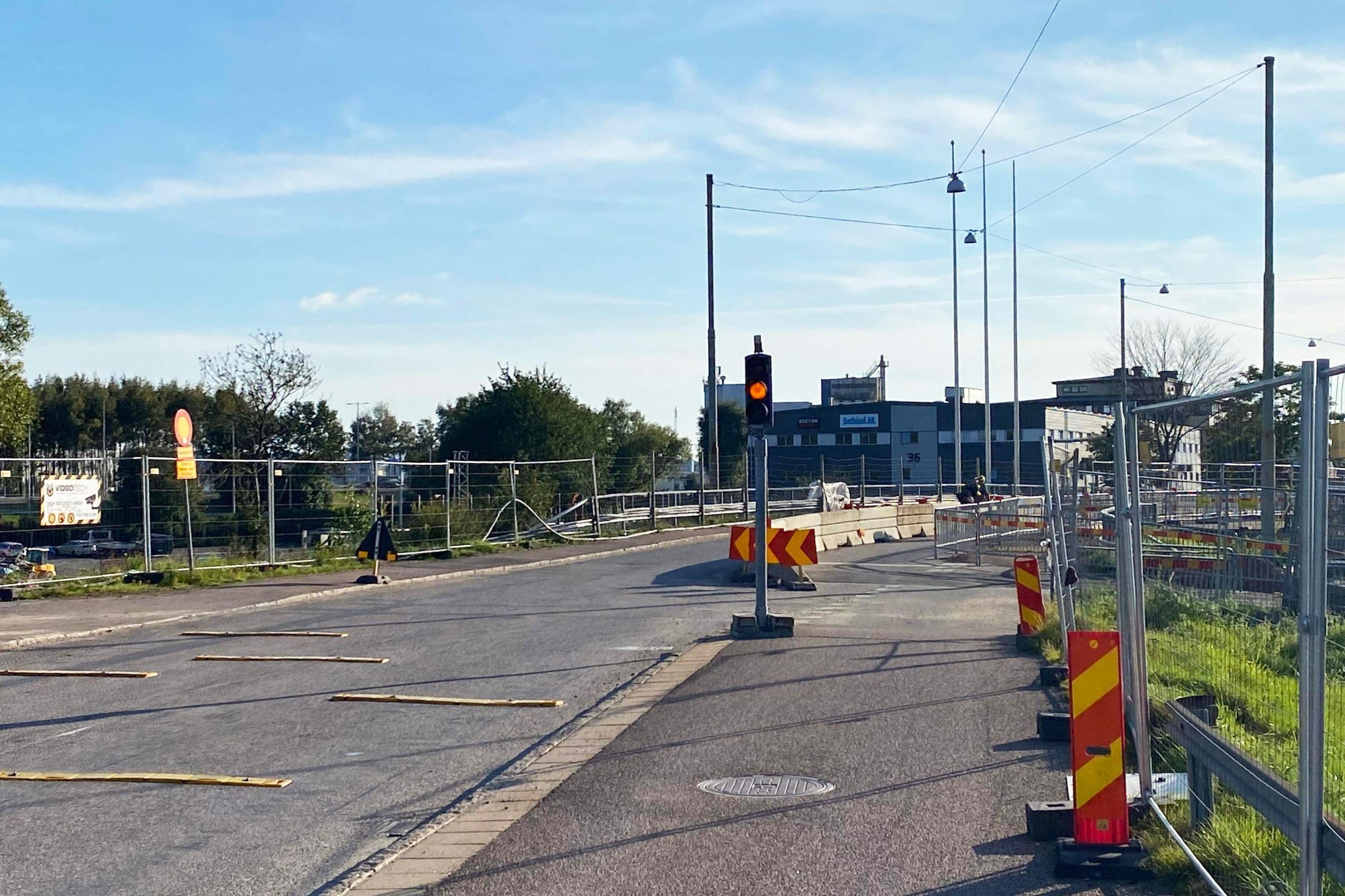 Gullbergs Strandgata stängs för genomfart