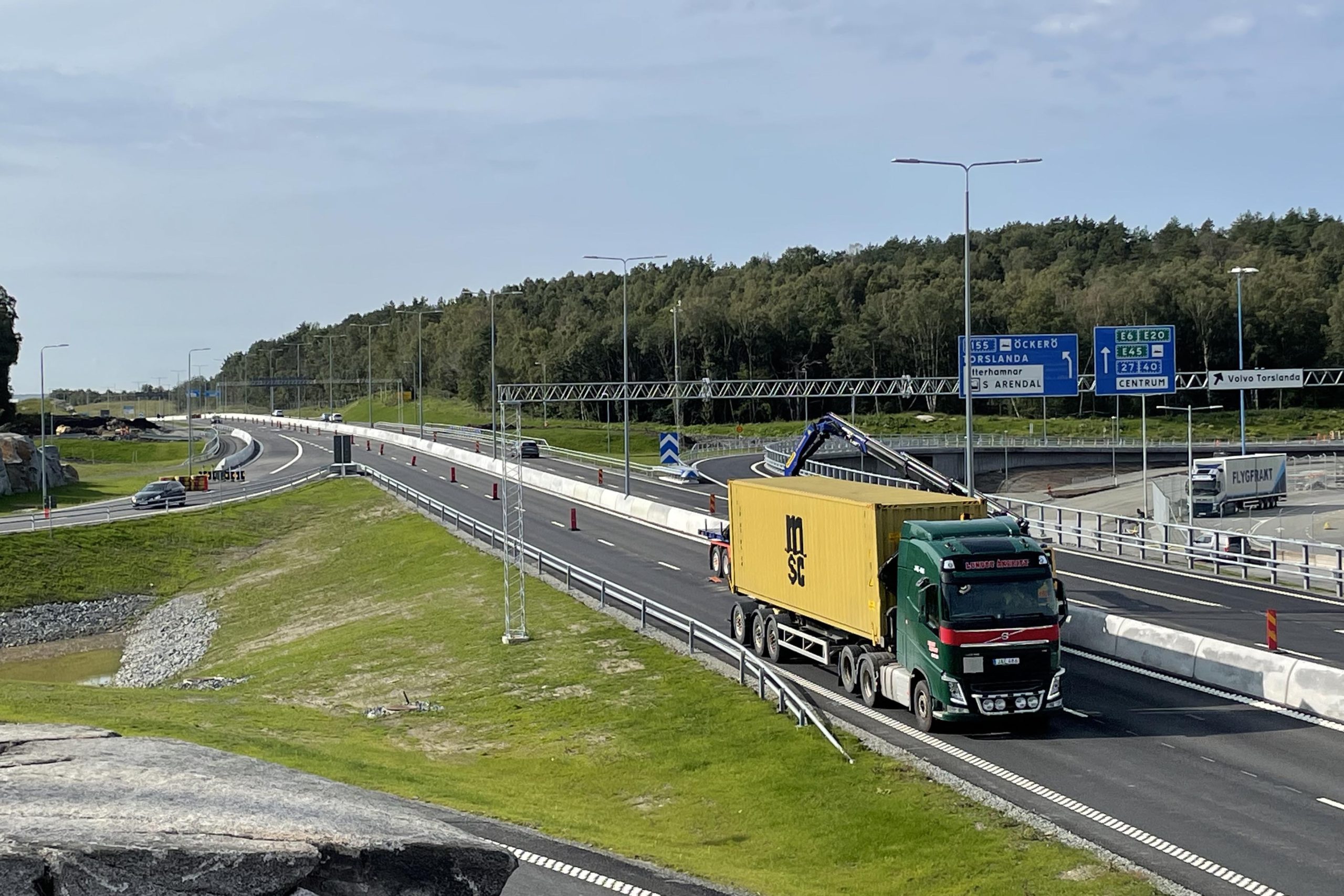 Avstängningar i Volvomotet och på Hisingsleden