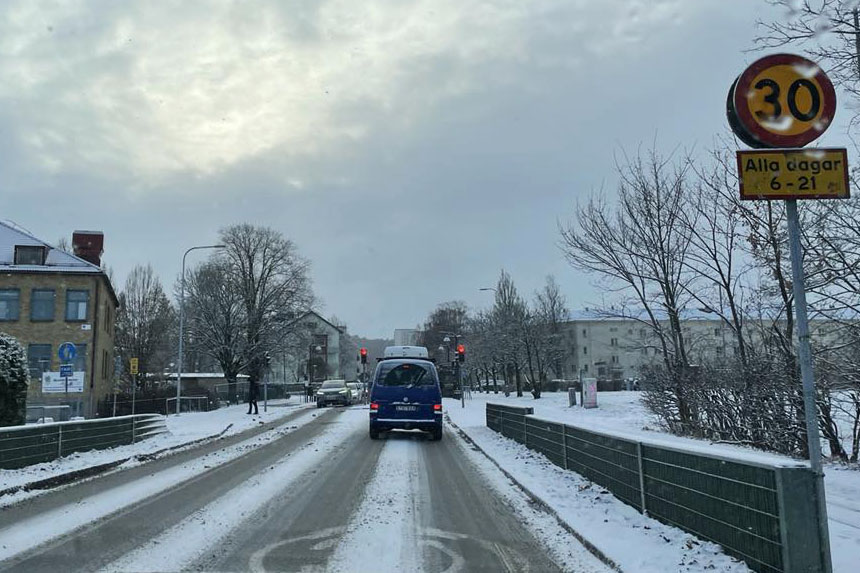 Växelvis trafik på delar av Björlandavägen