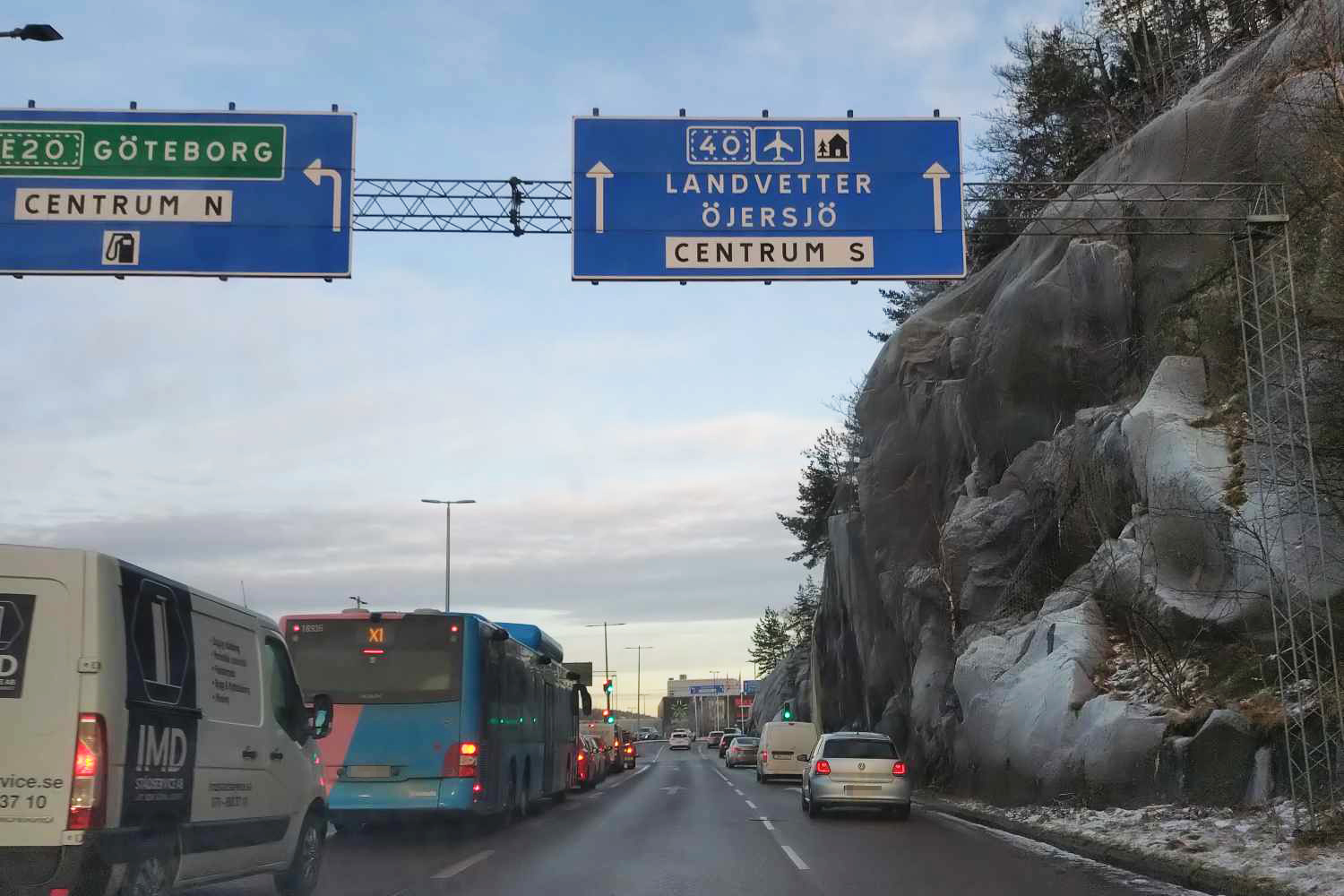 Sänkt hastighet på delar av Landvettervägen