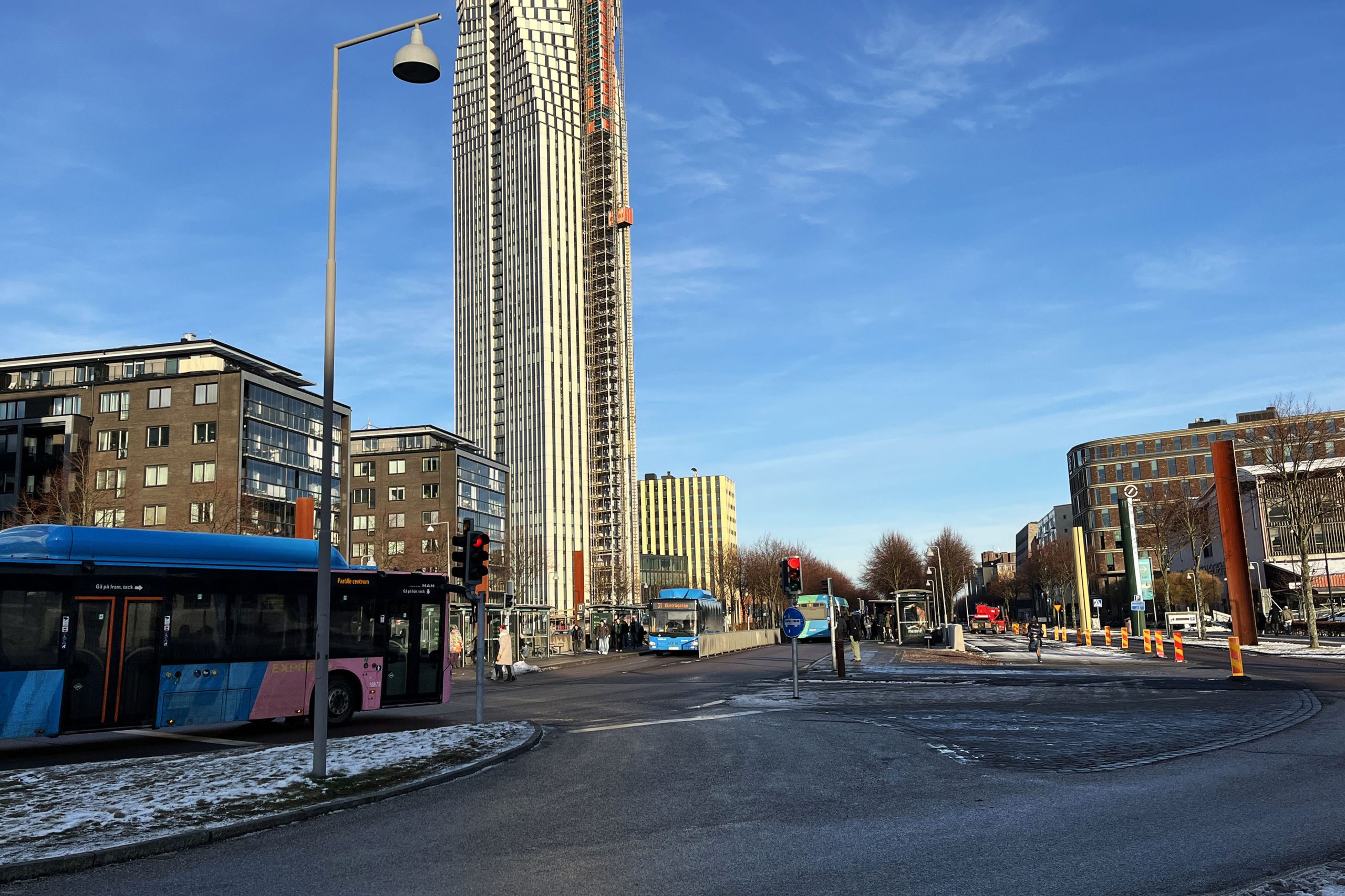 Trafiken vid Lindholmsallén påverkas igen