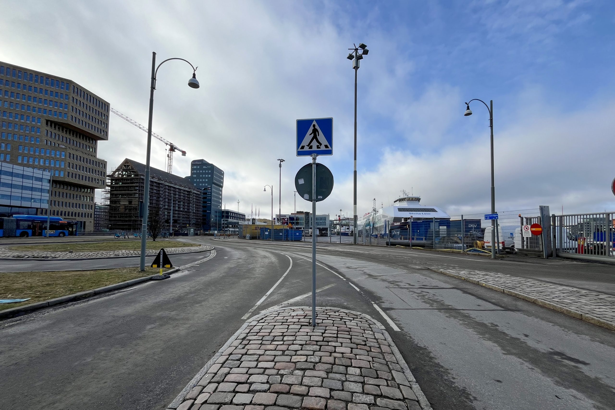 Emigrantvägen vid Järntorget enkelriktas