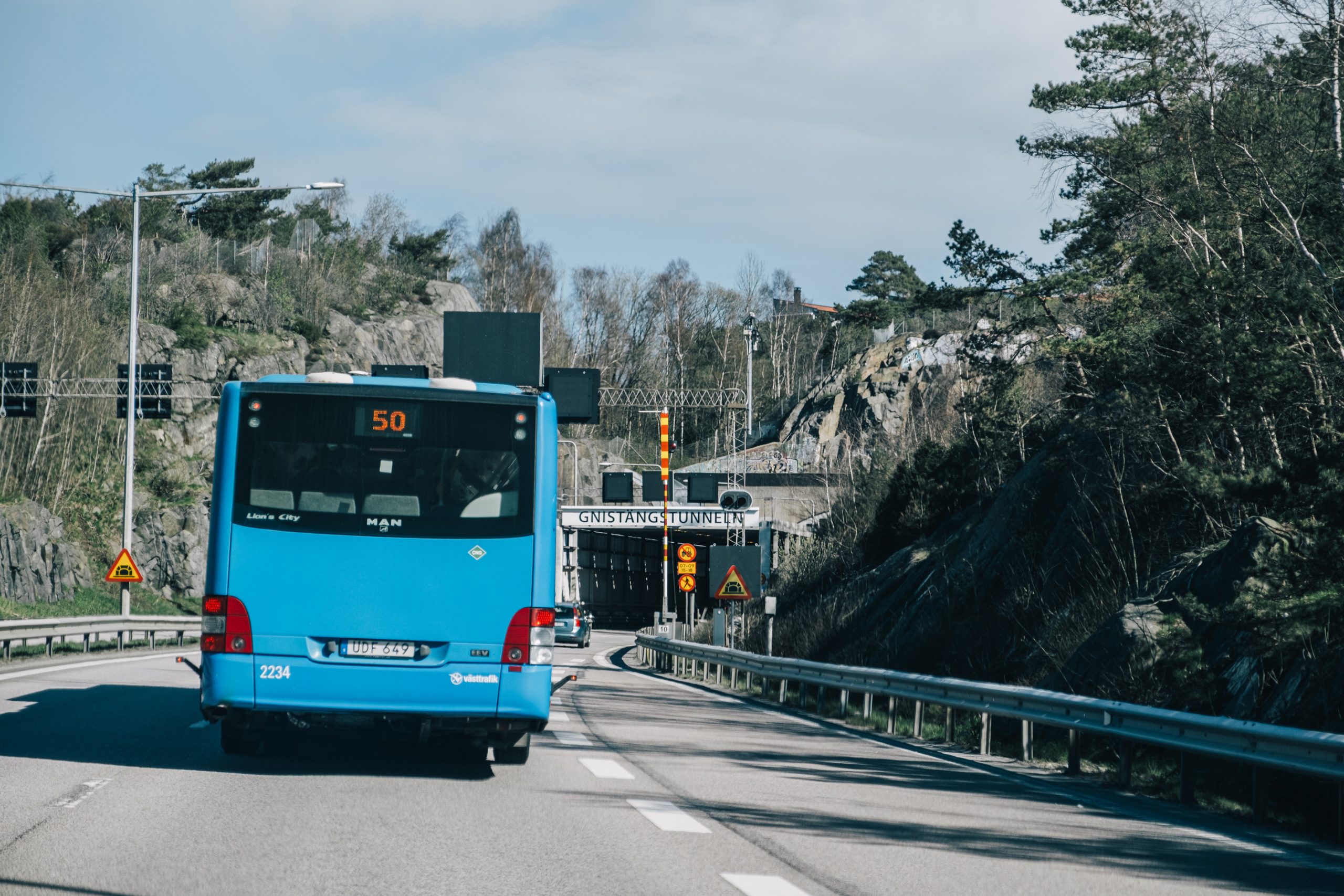 Avstängningar i Gnistängstunneln