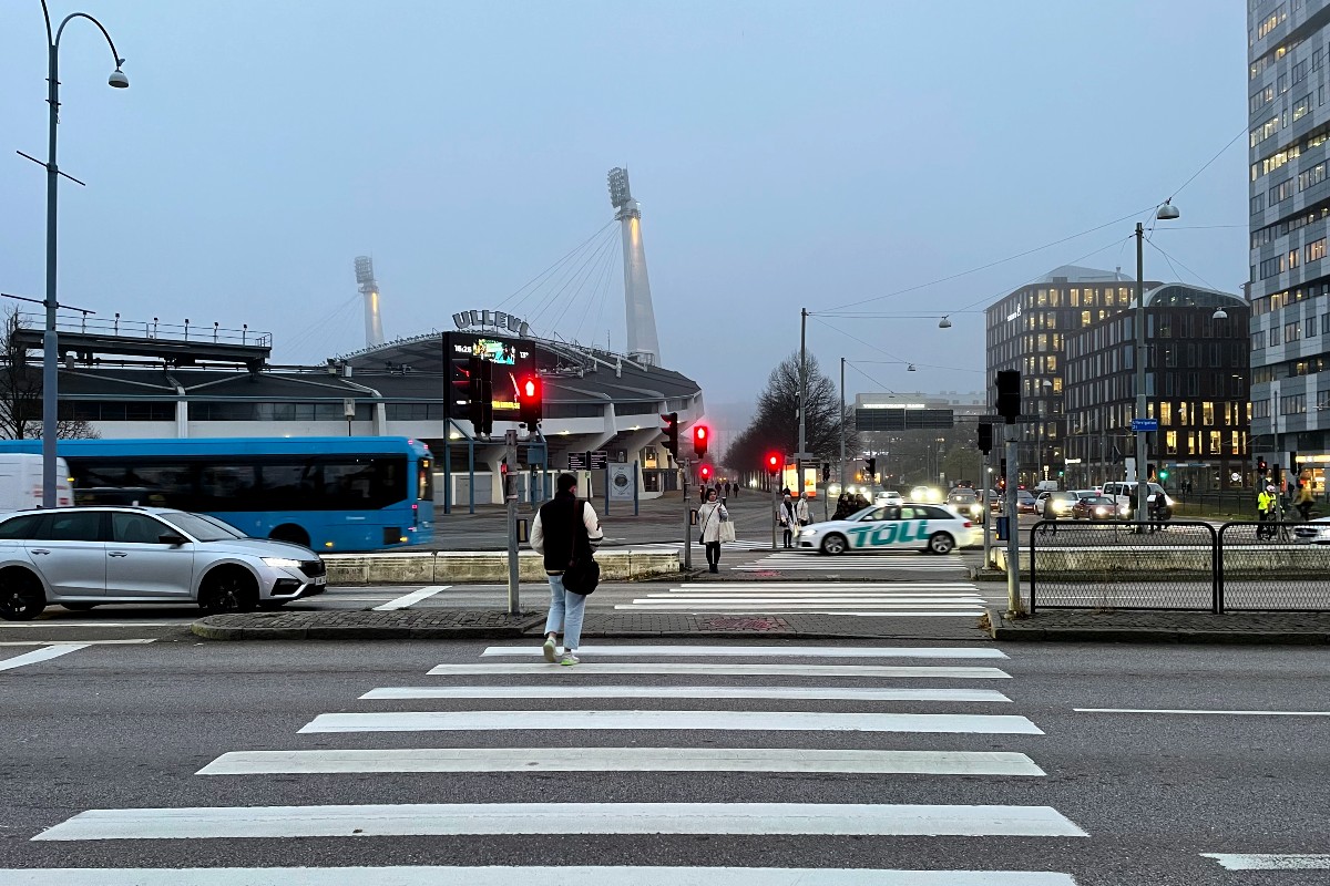 All trafik påverkas i korsning vid Ullevi