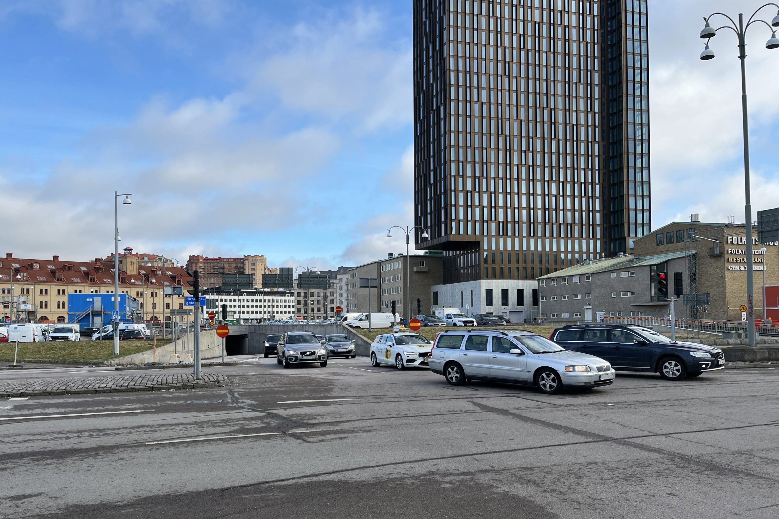 Avfarten från Götatunneln mot Järntorget är stängd sedan den 3 augusti.