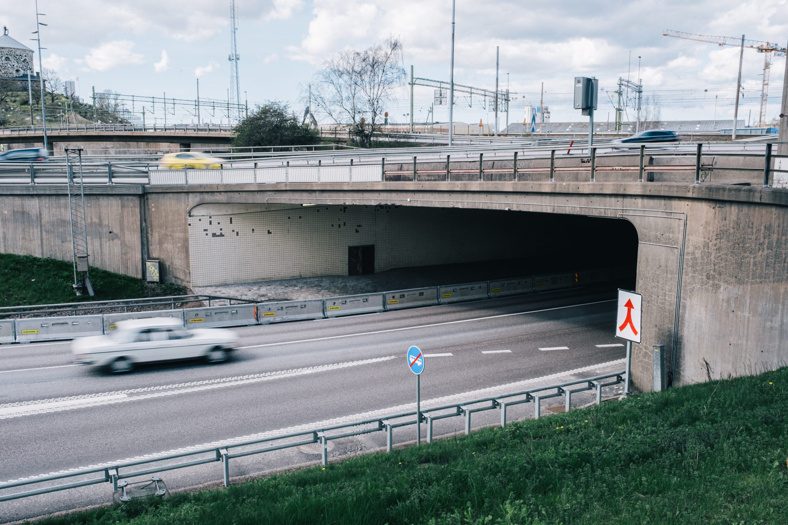 Avfart från E20 stängs i Olskroksmotet