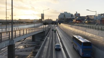 E45 i centrala Göteborg stängs under två helger